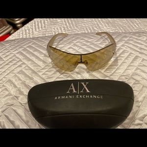 Armani Exchange vintage women’s gold sunglasses